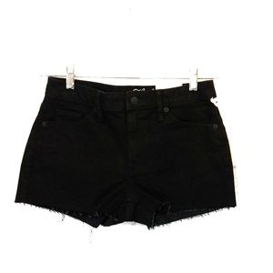 Universal thread high rise shortie shorts black 4